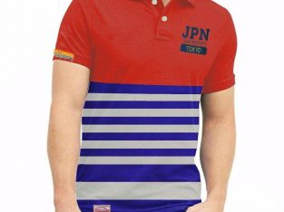 Red Cotton Polo Shirt