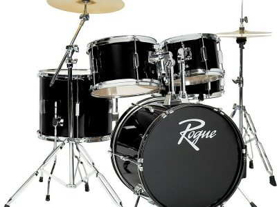 Rogue 5-Piece Complete Drum Set Black