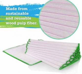 Wood Fiber Cleaning Cloths