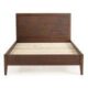 Walker Edison – 64″ Queen-Size Standard Bed – Mahogany