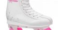 Roller Derby Girls’ Roller Star 350 Quad Skates – White/Pink 1