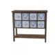 Farmhouse 8 Drawer Cabinet Brown/Blue – Olivia & May