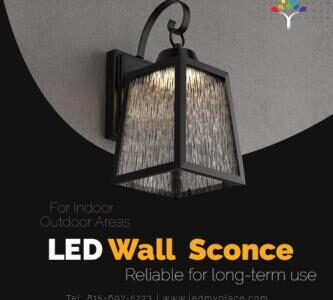 Buy LED-Wall Sconces for bedroom areas