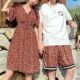 Couple Matching Short-Sleeve Dress / T-Shirt / Shorts