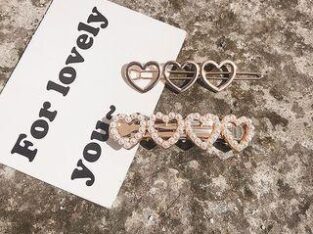 Heart Hair Clip (Various Designs)