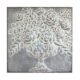 Square Metal Floral Bouquets Wall Décor