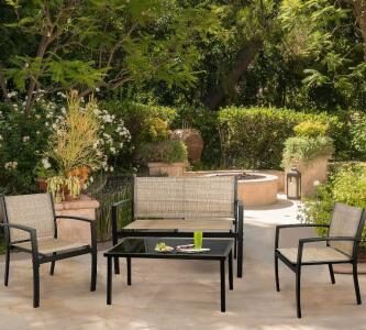 4 Pieces Patio Furniture Set