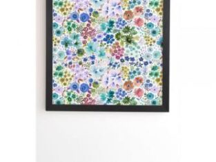 Ninola Design Little Expressive Flowers Framed