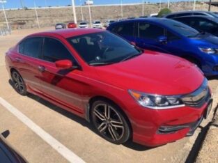 2016 Honda Accord Sport, San Marino Red in Dallas