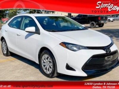 2018 Toyota Corolla LE, White in Dallas