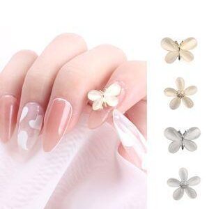 Faux Crystal Butterfly / Flower Nail Art Decoration