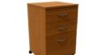 3 Drawer Rolling Filing Cabinet