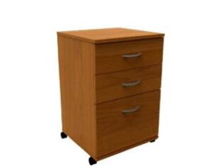 3 Drawer Rolling Filing Cabinet