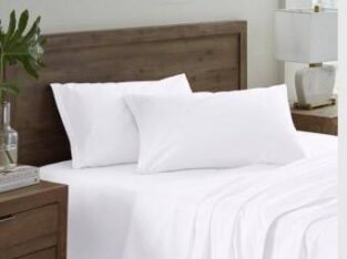 King Love Solid Sheet Set White – Martex