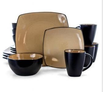 Gibson Home 16pc Stoneware Soho Lounge Dinnerware