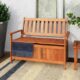 Outdoor Storage Bench – Natural – CorLiving