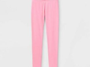 Girls’ Leggings – Cat & Jack Neon Pink M