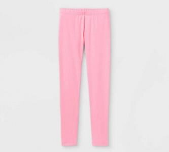 Girls’ Leggings – Cat & Jack Neon Pink M