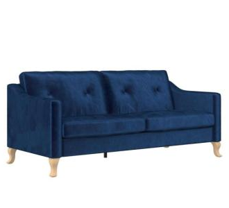 Tess Sofa with Soft Pocket Coil Cushions For Sale