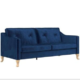 Tess Sofa with Soft Pocket Coil Cushions For Sale