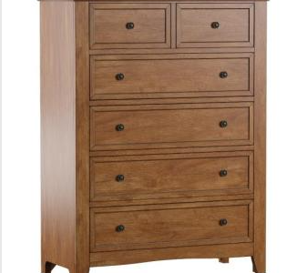 Cory 5 Drawer Wood Modular Storage Chest Oak – Inspire Q For Sale