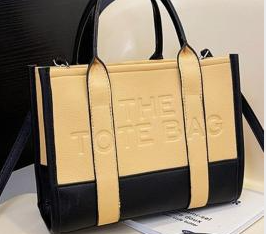 Letter Embossed Large Capacity Tote Bag For Sale