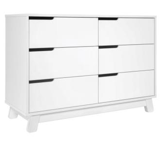 Babyletto Hudson 6-Drawer Double Dresser – White For Sale