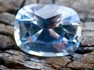 Natural White Sapphire With Slight Blue