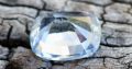 Natural White Sapphire With Slight Blue