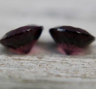 Natural Pinkish Purple Spinel Pair